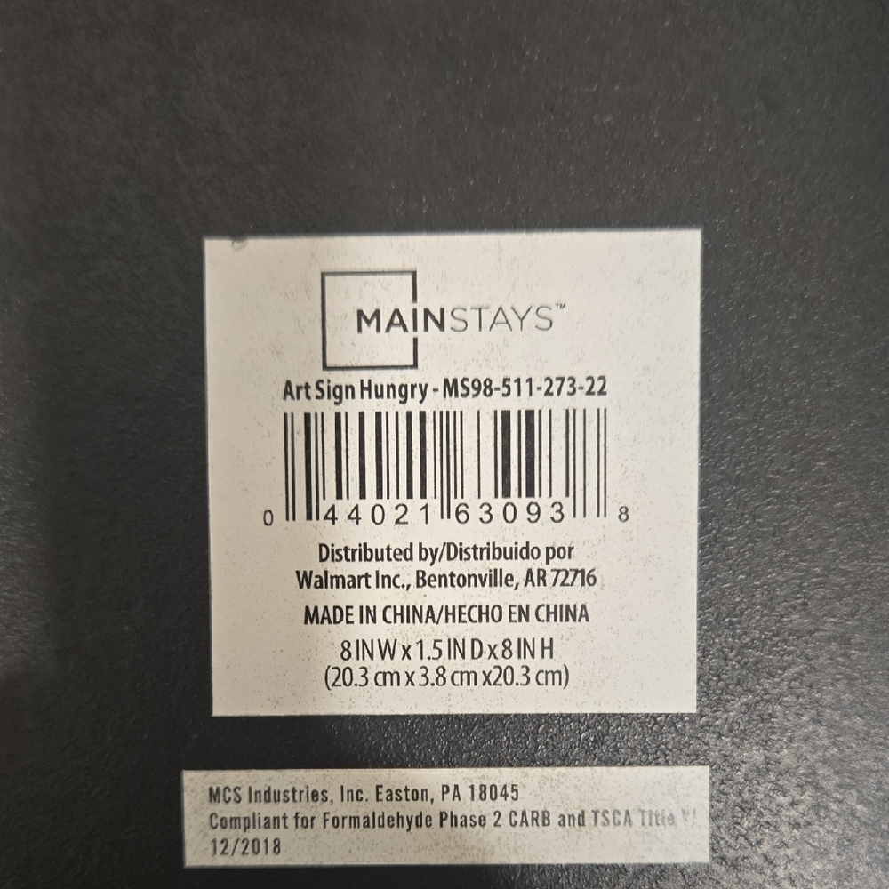Mainstays Art Sign - Picture 3 of 7